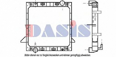AKS DASIS 400220t -  Радиатор, охлаждение двигателя